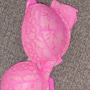 NEON Pink Push up Bra